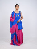 Black Floral Indo-Western Set