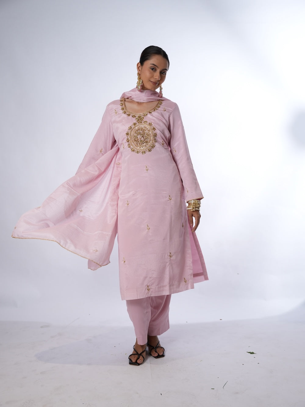 Blushing Rose Gold Elegance Set