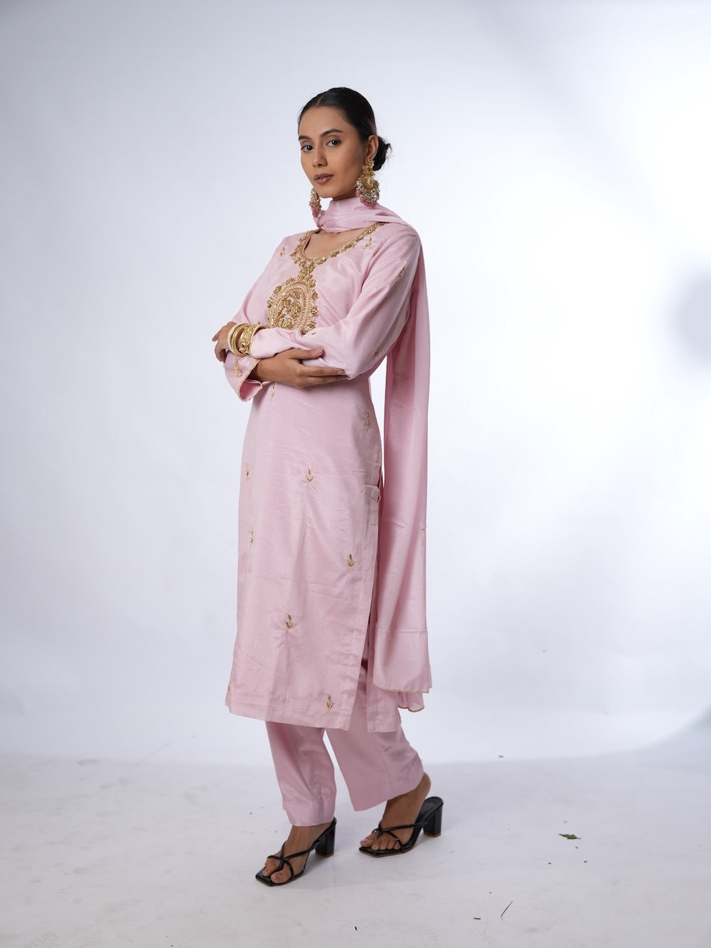 Blushing Rose Gold Elegance Set