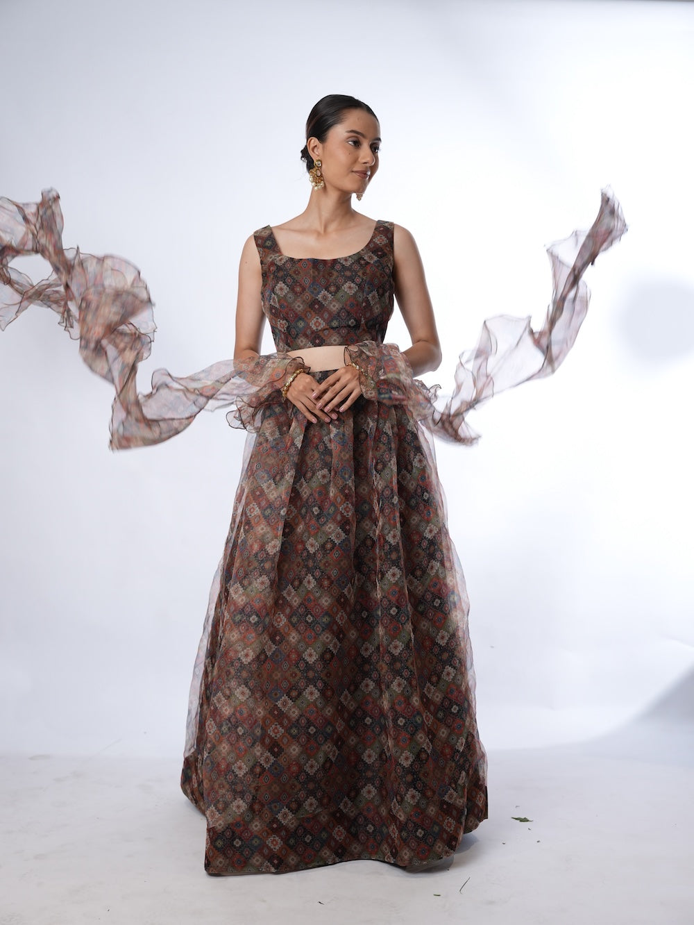 Mosaic Ruffle Flare Set