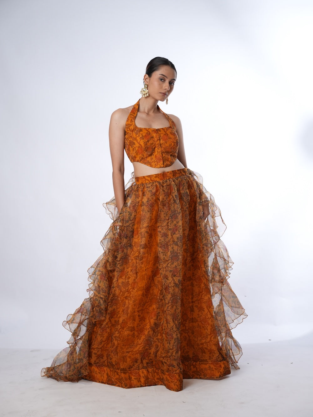 Amber Ruffle Flare Set