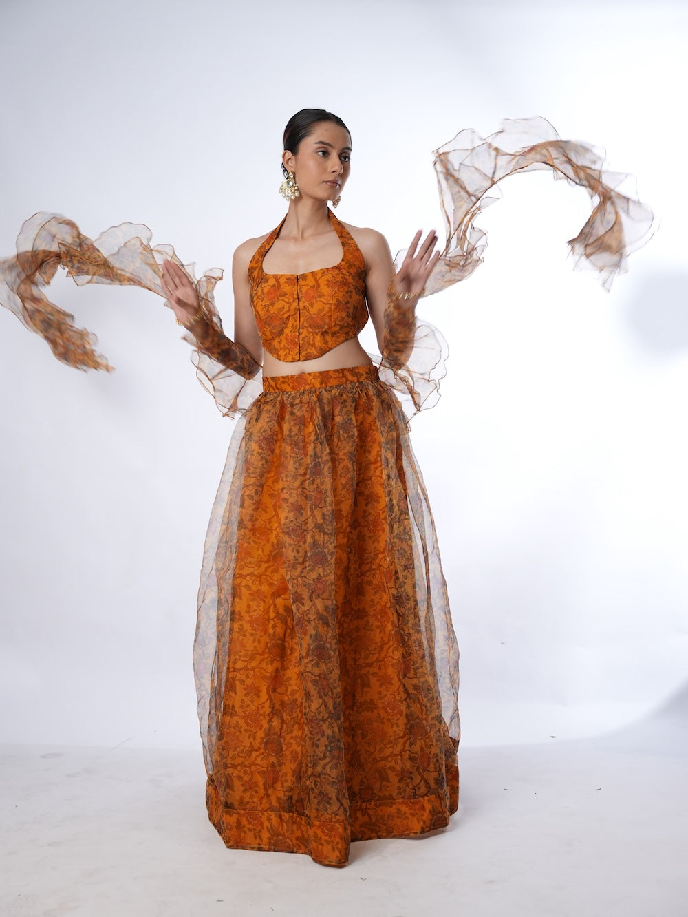 Amber Ruffle Flare Set