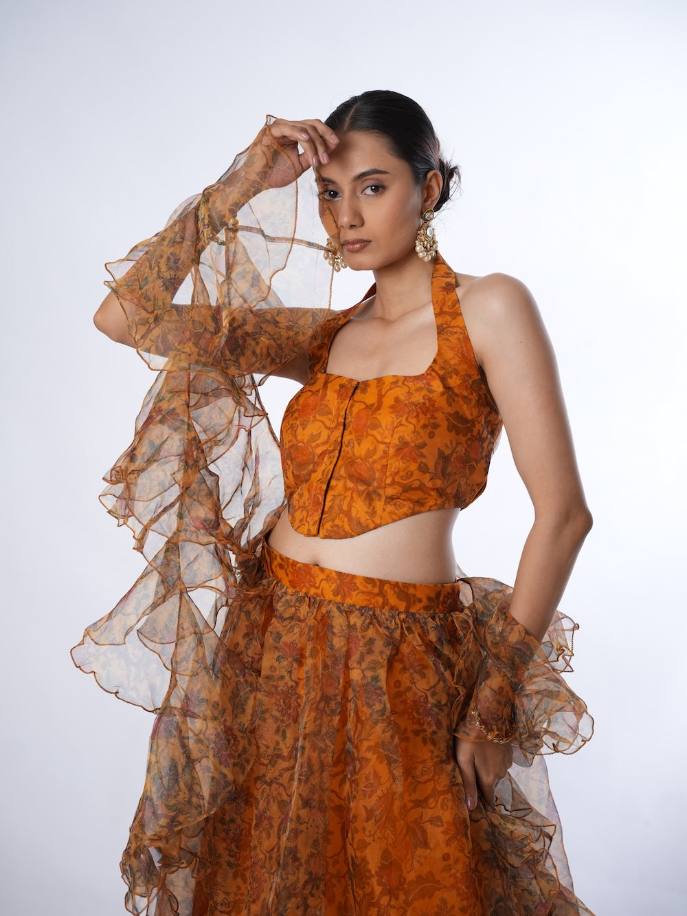 Amber Ruffle Flare Set