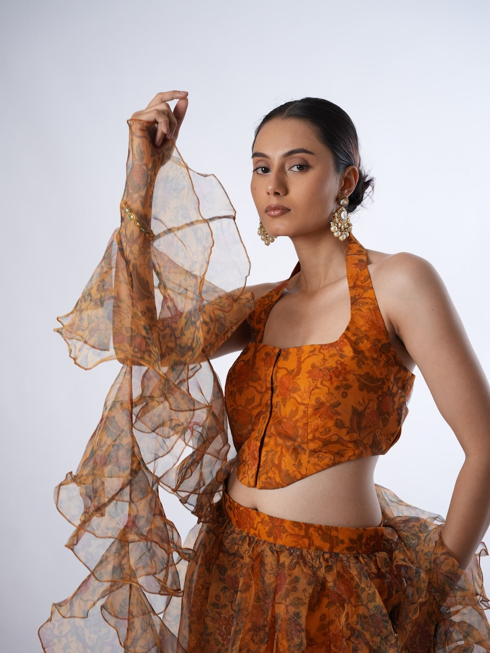 Amber Ruffle Flare Set