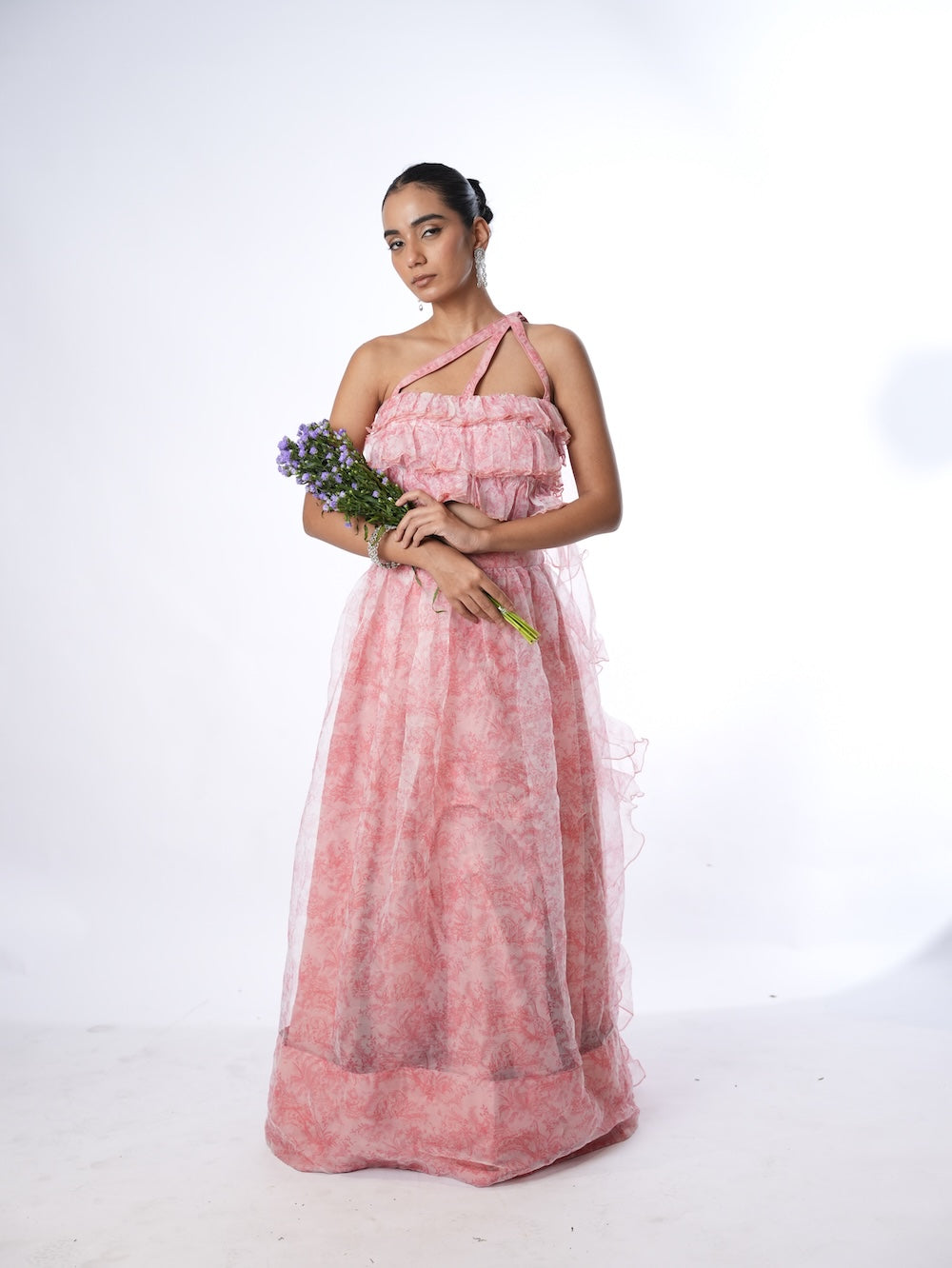 Blushing Ruffle Flare Set