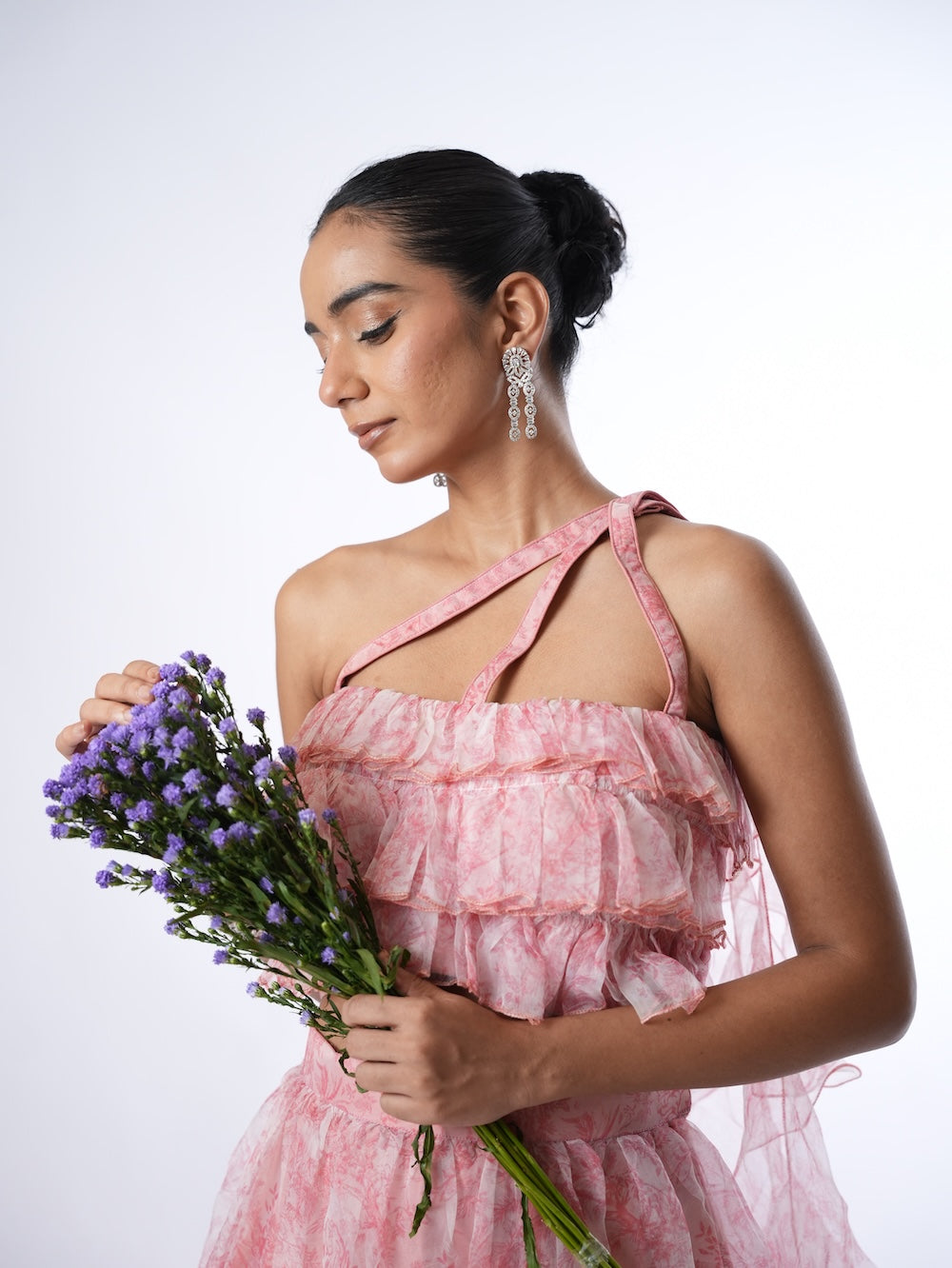 Blushing Ruffle Flare Set
