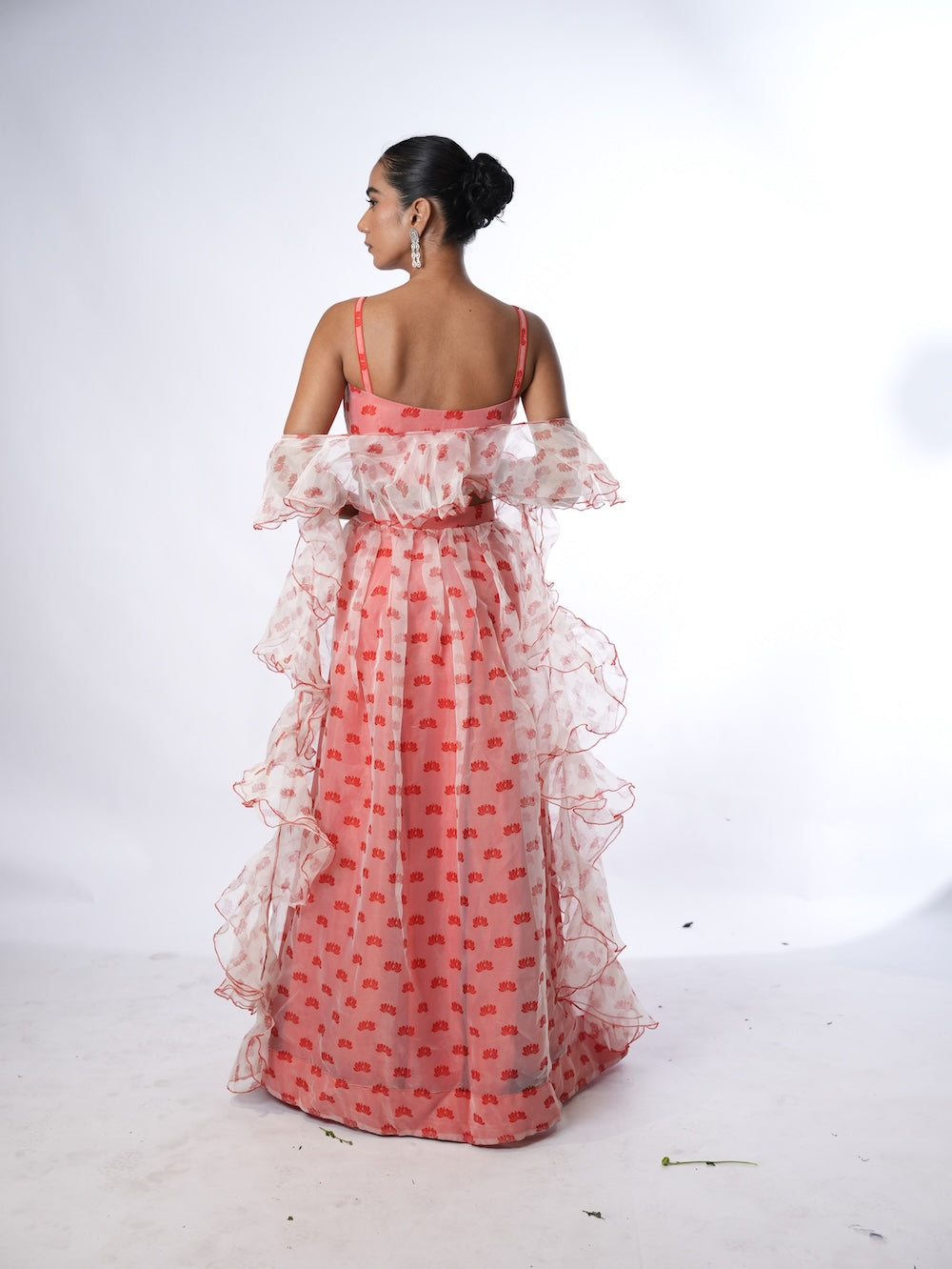 Rose Petal Blossom Ruffle Set