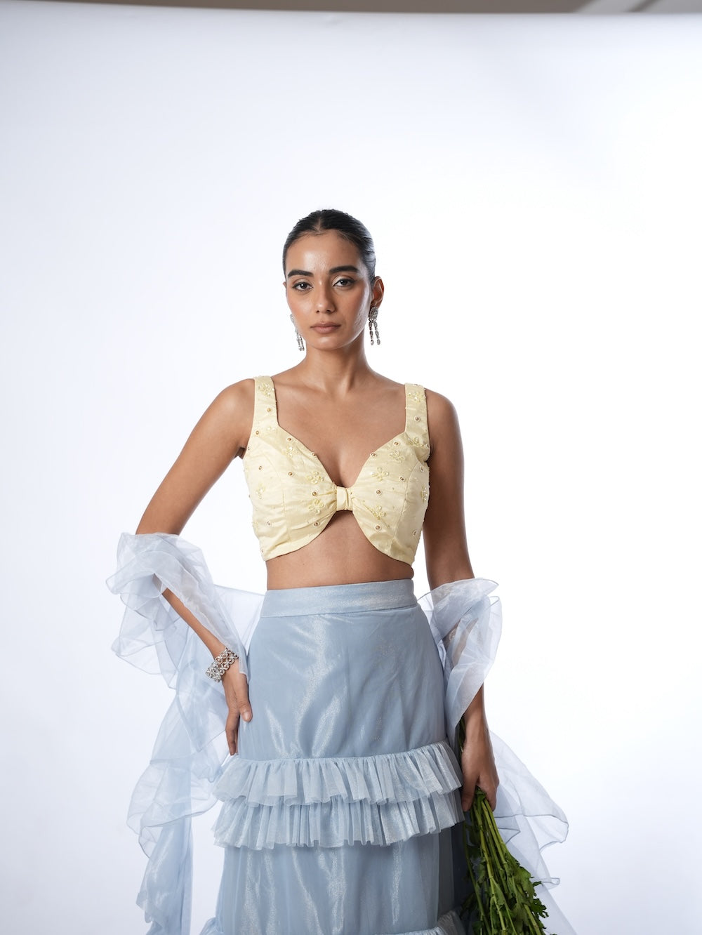 Pastel Sunburst & Slate Ruffle Set