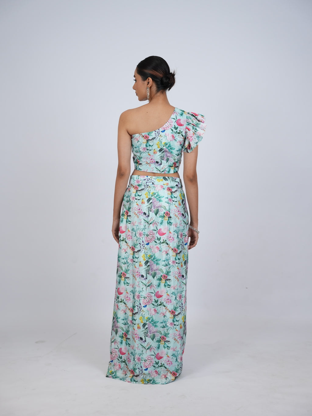 Blue Floral Co-Ord Set