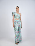 BLUE FLORAL CO-ORD SET